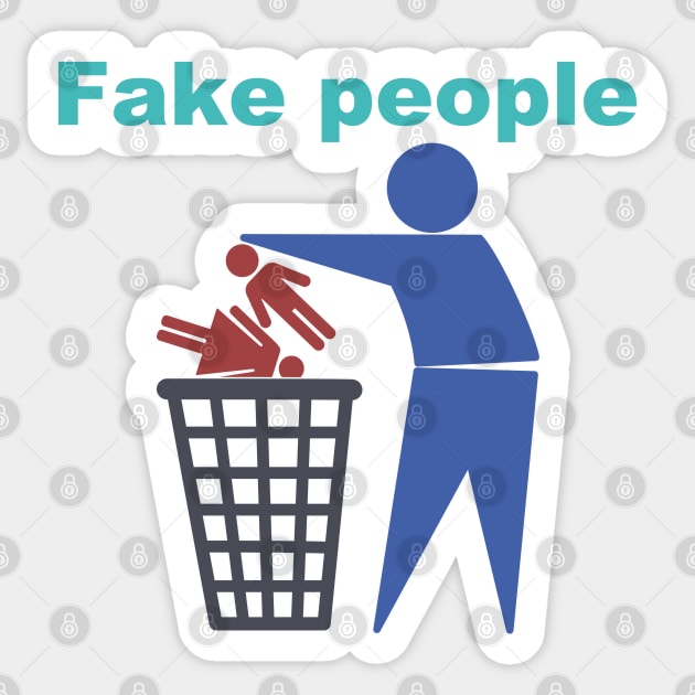 Fake people Sticker by Night Touch 